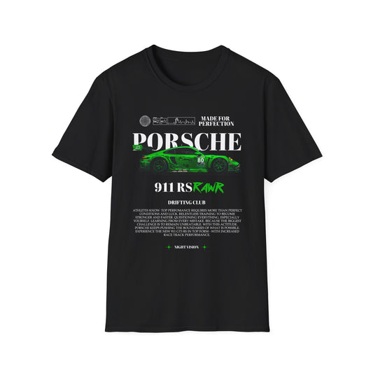 Porsche 911 RS RAWR  Mens Softstyle T-Shirt - Perfect for Car Enthusiasts