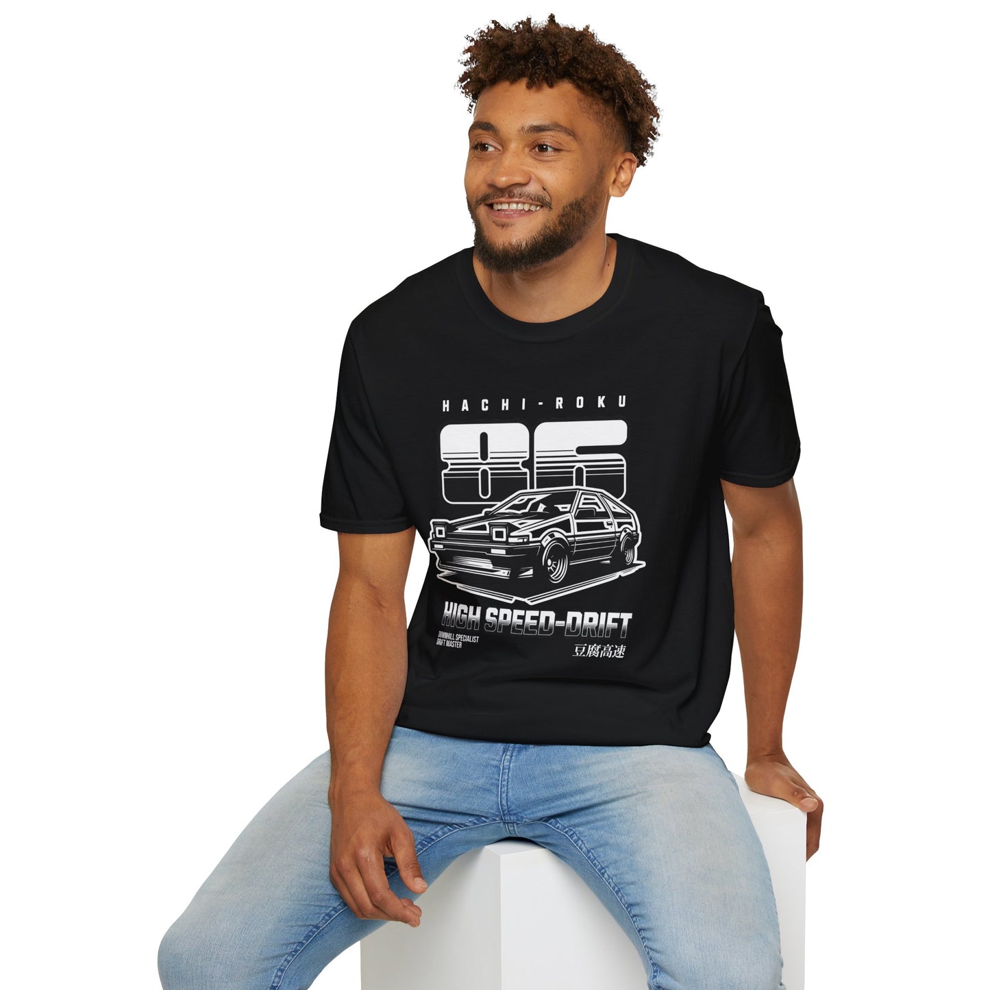 Toyota AE86 Drift Mens T-Shirt - High Speed Battle Racing Tee