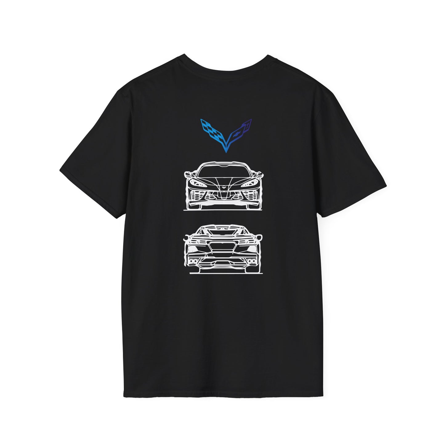 Graphic Blue Corvette T-Shirt