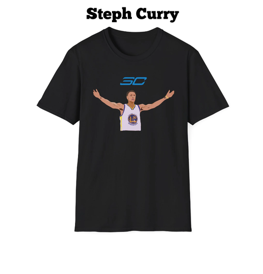 Stephen Curry T-Shirt with Jersey Number and Name