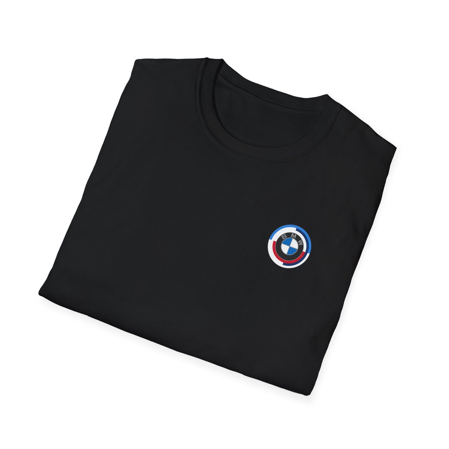 Graphic Tee - BMW M Logo Front and Red Comic Book Panel Back Design