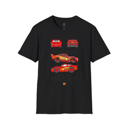 Lightning McQueen Unisex Softstyle T-Shirt | Perfect for Car Enthusiasts & Fans