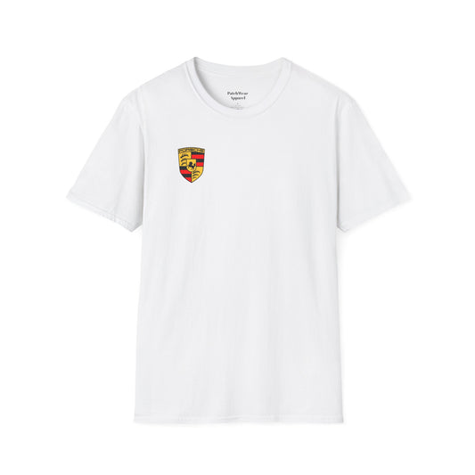 Porsche Logo Unisex Softstyle T-Shirt with 911 GT3 RS Design