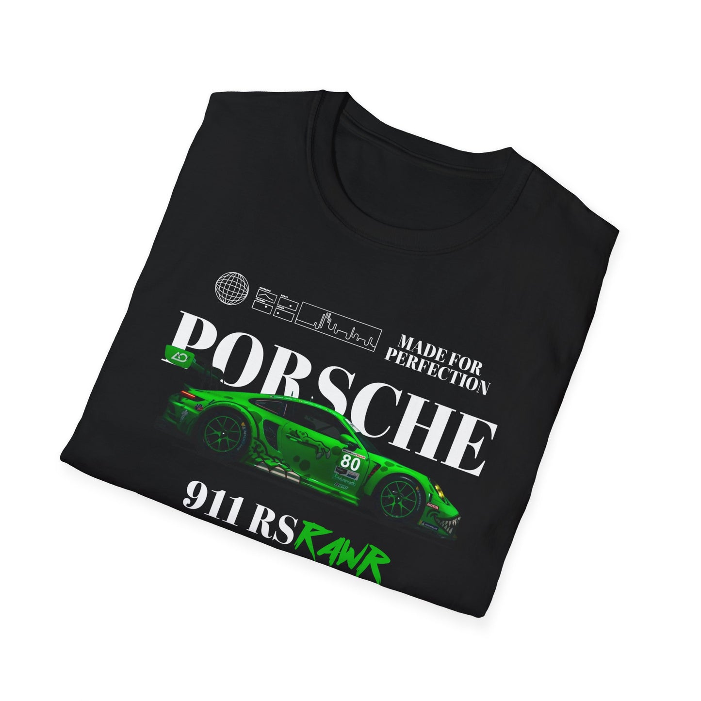 Porsche 911 RS RAWR  Mens Softstyle T-Shirt - Perfect for Car Enthusiasts