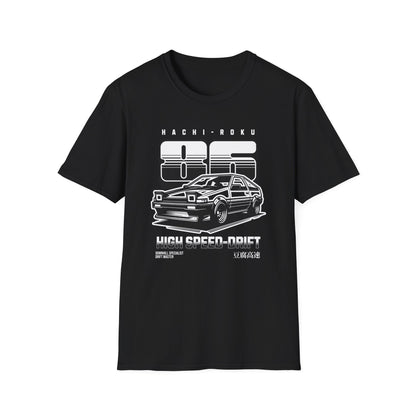 Toyota AE86 Drift Mens T-Shirt - High Speed Battle Racing Tee