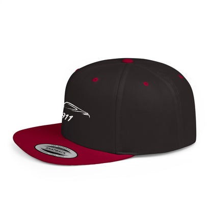 Porsche 911 Cap - Classic Flat Bill Snapback Hat