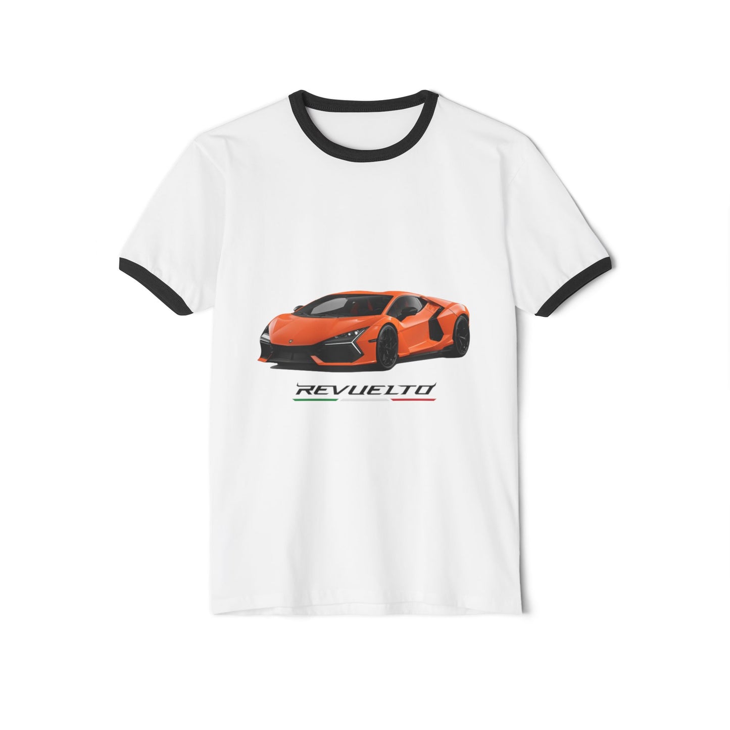 Unisex Ringer T-Shirt - Lamborghini Revuelto Design