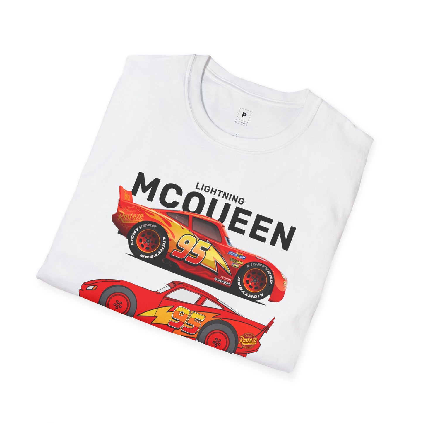 Lightning McQueen Unisex Softstyle T-Shirt | Perfect for Car Enthusiasts & Fans