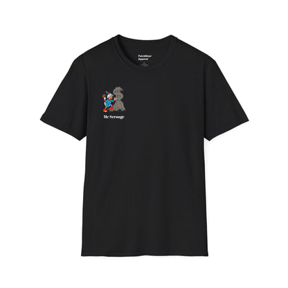 Uncle Scrooge Softstyle T-Shirt with Comic Book Panel Design - McScrooge Icon